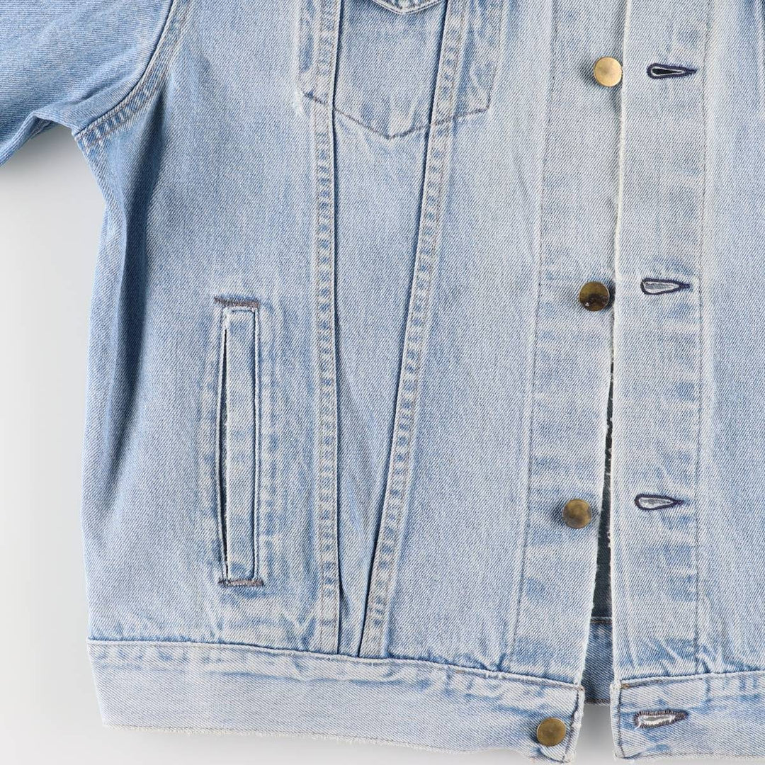 Vintage 1980'S Wrangler denim jacket with "Raging Horse" tag, made in the USA, men's size XL cotton blue type Vintage Second Hand