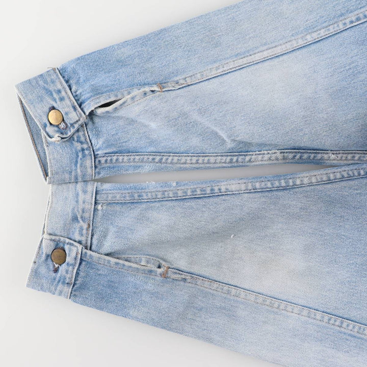 Vintage 1980'S Wrangler denim jacket with "Raging Horse" tag, made in the USA, men's size XL cotton blue type Vintage Second Hand