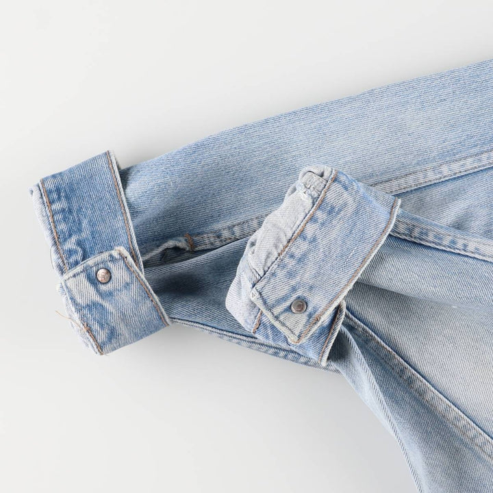 Vintage 1980'S Wrangler denim jacket with "Raging Horse" tag, made in the USA, men's size XL cotton blue type Vintage Second Hand