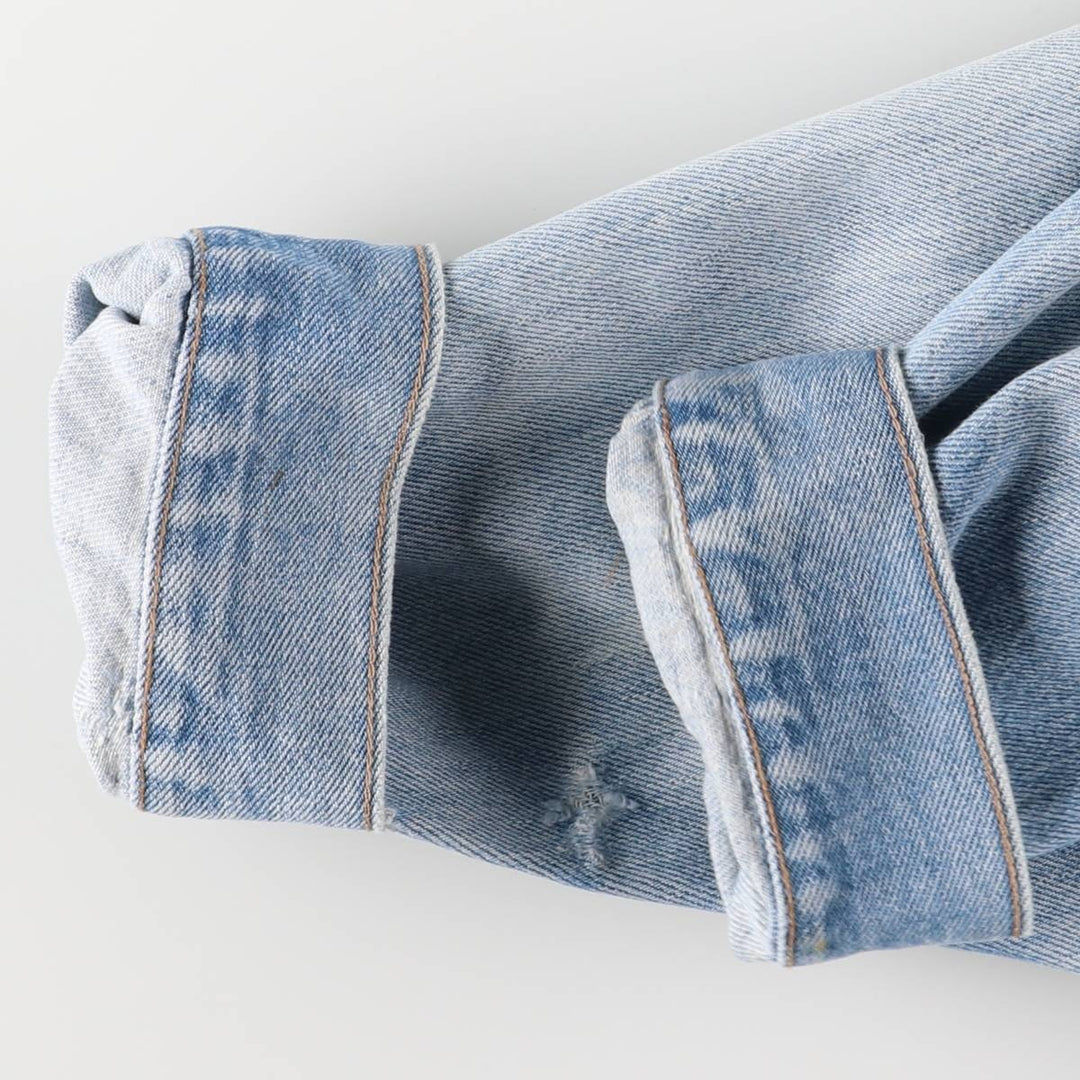 Vintage 1980'S Wrangler denim jacket with "Raging Horse" tag, made in the USA, men's size XL cotton blue type Vintage Second Hand