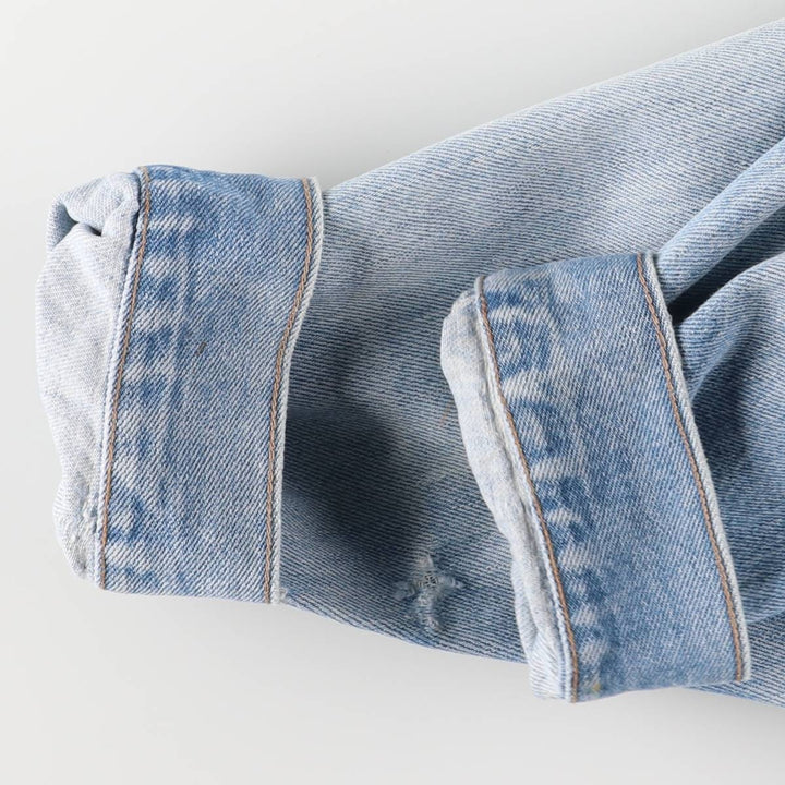 Vintage 1980'S Wrangler denim jacket with "Raging Horse" tag, made in the USA, men's size XL cotton blue type Vintage Second Hand