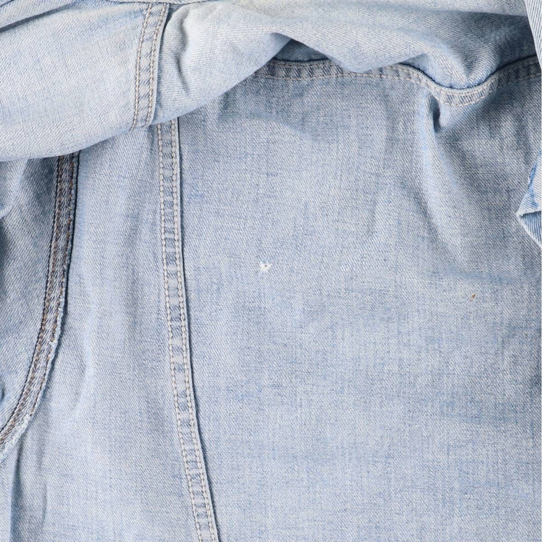 Vintage 1980'S Wrangler denim jacket with "Raging Horse" tag, made in the USA, men's size XL cotton blue type Vintage Second Hand