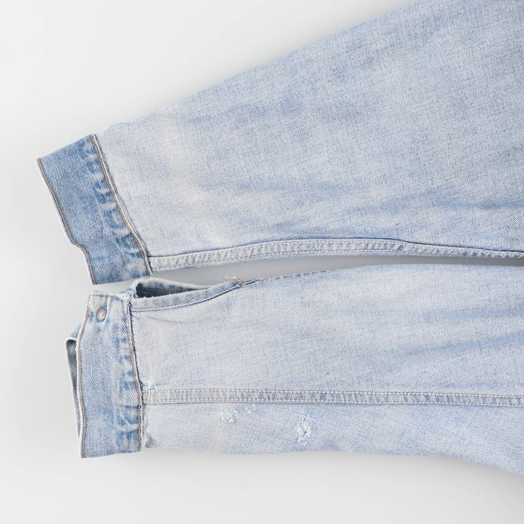 Vintage 1980'S Wrangler denim jacket with "Raging Horse" tag, made in the USA, men's size XL cotton blue type Vintage Second Hand