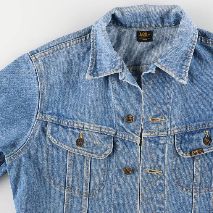 Vintage Lee denim jacket from the 1970'S to 1980s, made in Canada, size M. cotton blue type Vintage Second Hand