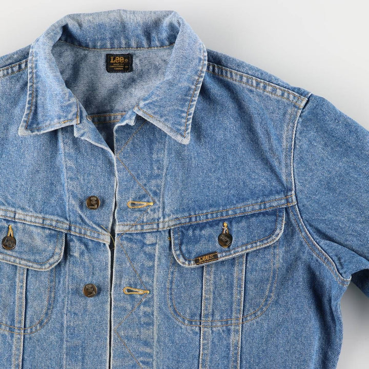 Vintage Lee denim jacket from the 1970'S to 1980s, made in Canada, size M. cotton blue type Vintage Second Hand