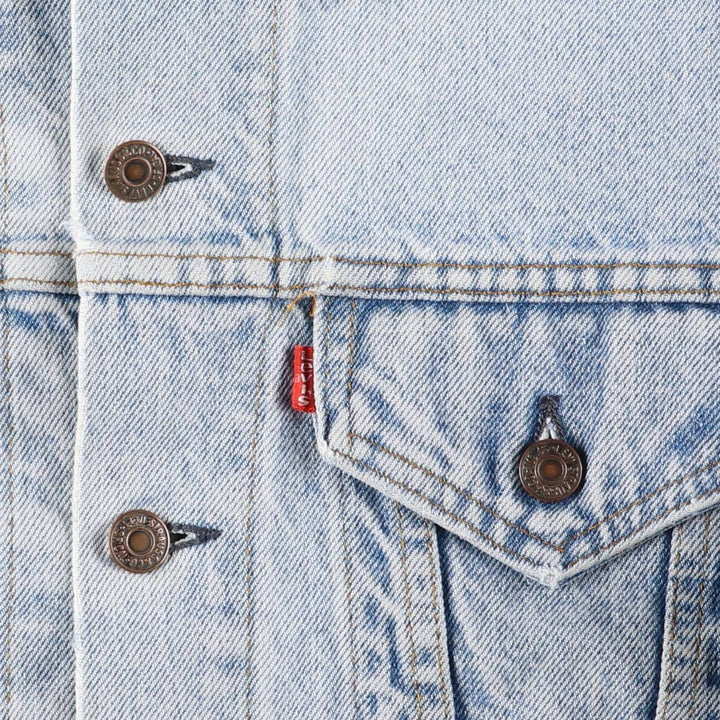 Levi's denim jacket, denim jacket, made in the USA, men's size M, vintage unclear Blue type light blue Vintage Second Hand