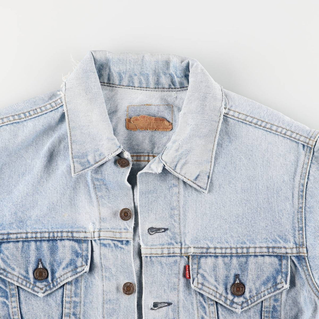 Levi's denim jacket, denim jacket, made in the USA, men's size M, vintage unclear Blue type light blue Vintage Second Hand