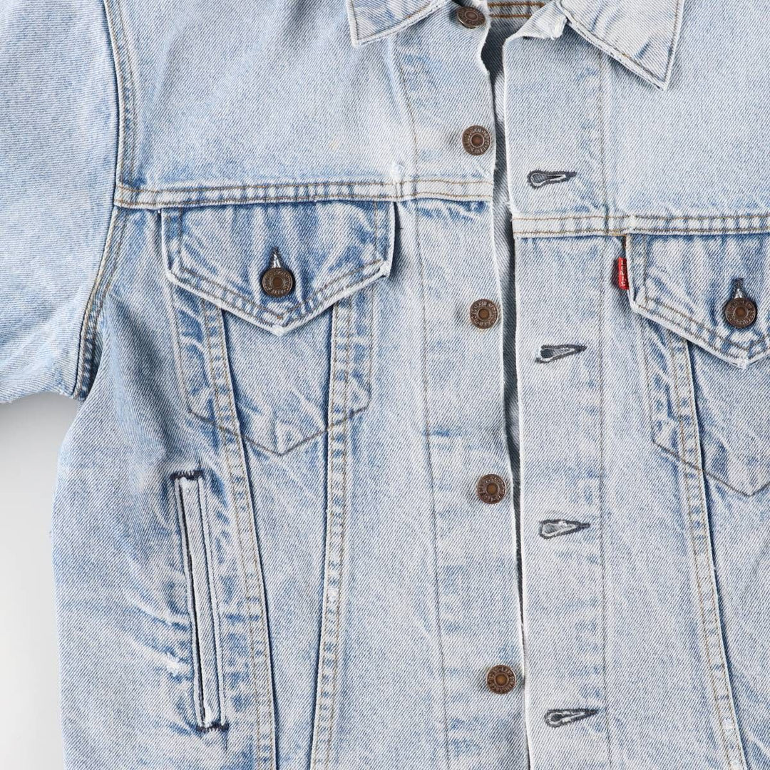 Levi's denim jacket, denim jacket, made in the USA, men's size M, vintage unclear Blue type light blue Vintage Second Hand