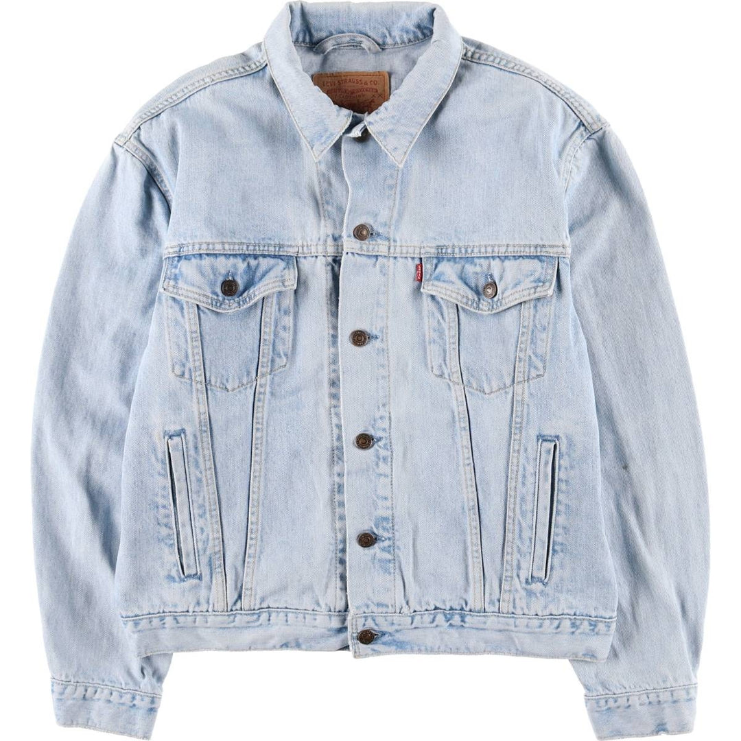 90'S Levi's 70503-0211 Denim Jacket, Men's Size XL, Vintage cotton blue type Vintage Second Hand