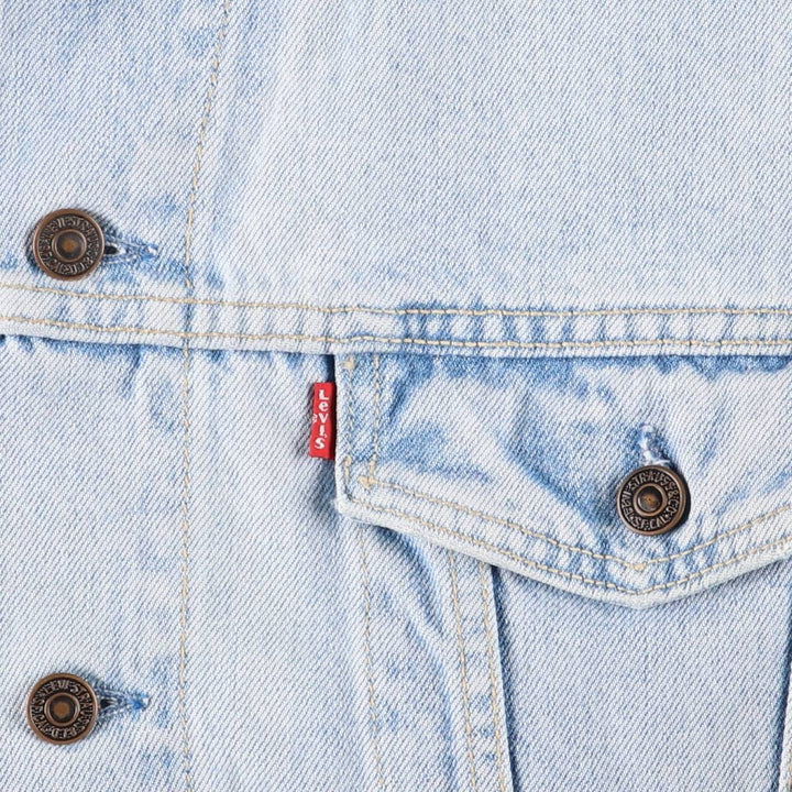 90'S Levi's 70503-0211 Denim Jacket, Men's Size XL, Vintage cotton blue type Vintage Second Hand