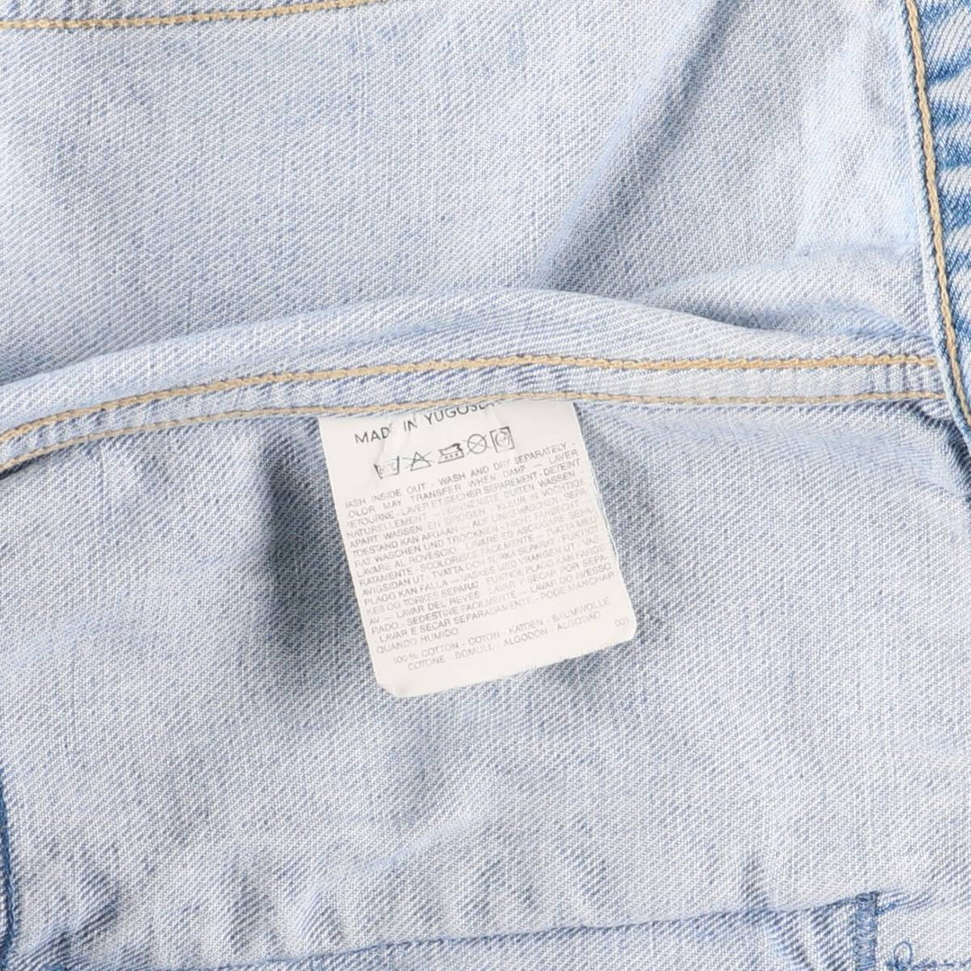 90'S Levi's 70503-0211 Denim Jacket, Men's Size XL, Vintage cotton blue type Vintage Second Hand