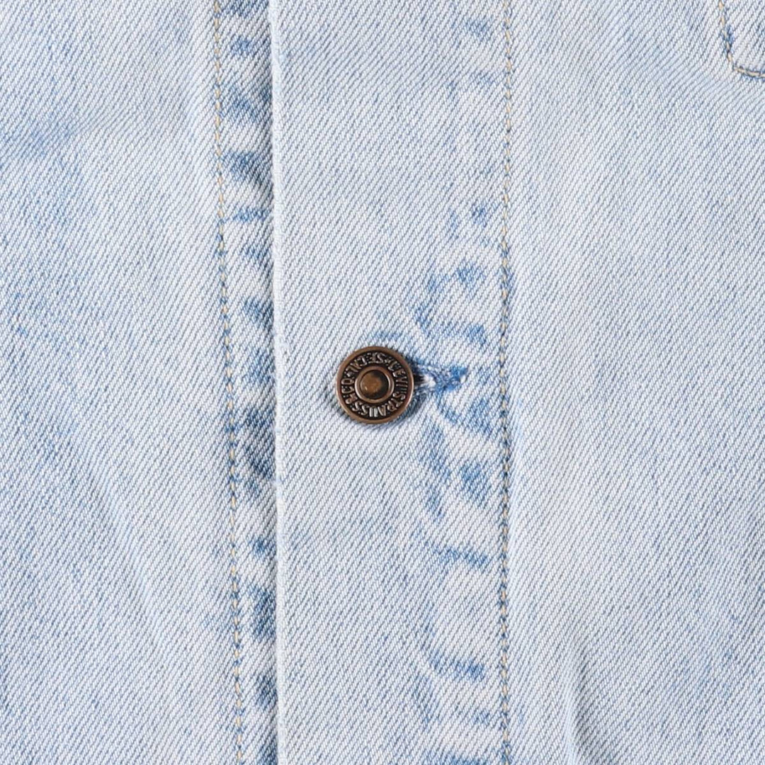 90'S Levi's 70503-0211 Denim Jacket, Men's Size XL, Vintage cotton blue type Vintage Second Hand