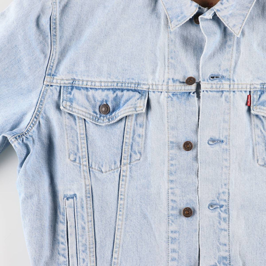 90'S Levi's 70503-0211 Denim Jacket, Men's Size XL, Vintage cotton blue type Vintage Second Hand