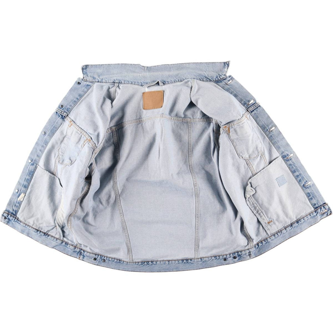 90'S Levi's denim jacket, denim jacket, made in the USA, men's XL size, vintage cotton blue type Vintage Second Hand