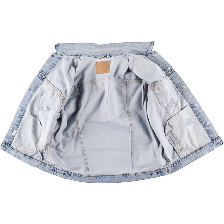 90'S Levi's denim jacket, denim jacket, made in the USA, men's XL size, vintage cotton blue type Vintage Second Hand