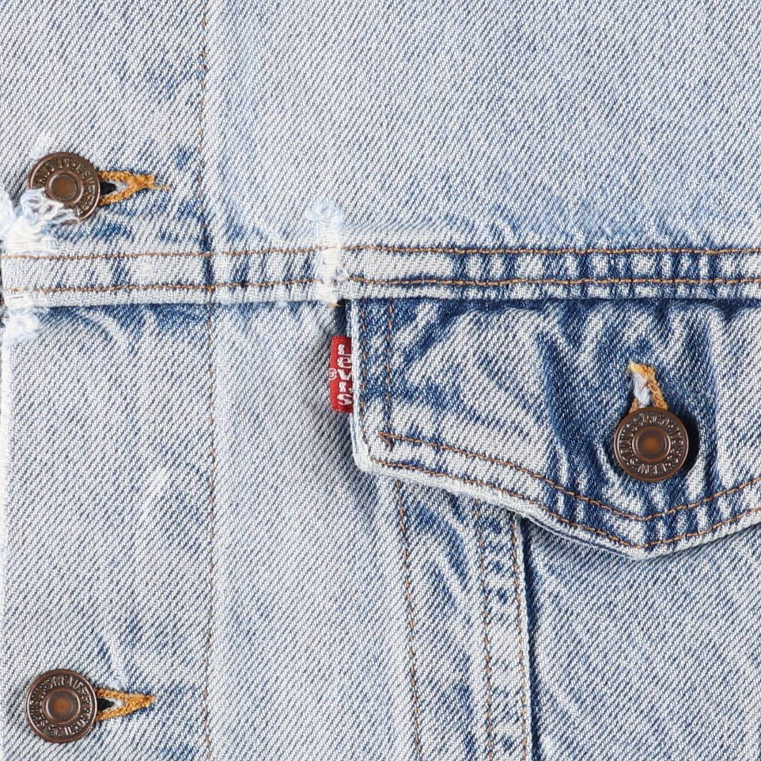 90'S Levi's denim jacket, denim jacket, made in the USA, men's XL size, vintage cotton blue type Vintage Second Hand