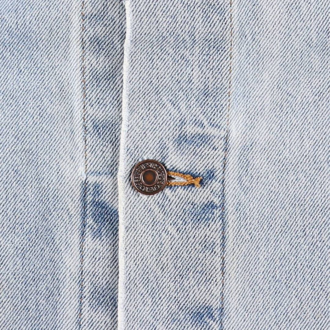 90'S Levi's denim jacket, denim jacket, made in the USA, men's XL size, vintage cotton blue type Vintage Second Hand