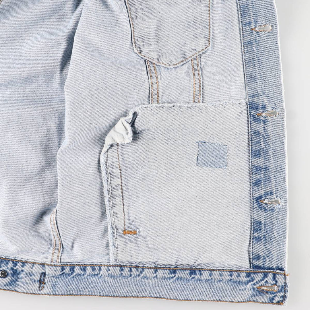 90'S Levi's denim jacket, denim jacket, made in the USA, men's XL size, vintage cotton blue type Vintage Second Hand