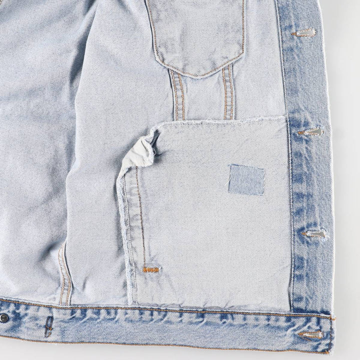 90'S Levi's denim jacket, denim jacket, made in the USA, men's XL size, vintage cotton blue type Vintage Second Hand