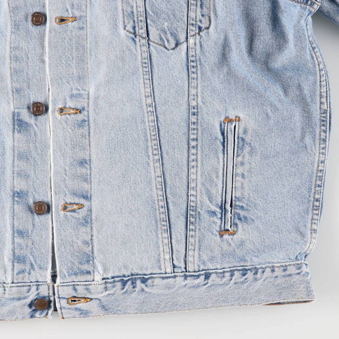 90'S Levi's denim jacket, denim jacket, made in the USA, men's XL size, vintage cotton blue type Vintage Second Hand
