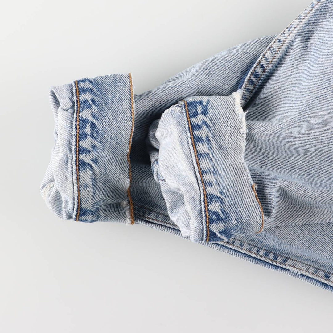 90'S Levi's denim jacket, denim jacket, made in the USA, men's XL size, vintage cotton blue type Vintage Second Hand