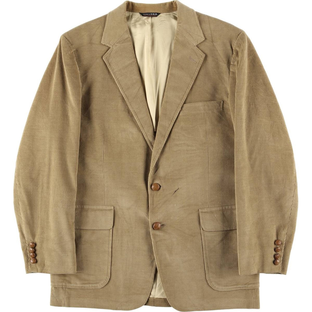 Vintage Ashford Norton Ditto corduroy tailored jacket, made in the USA, size L, men's unclear Beige type Vintage Second Hand