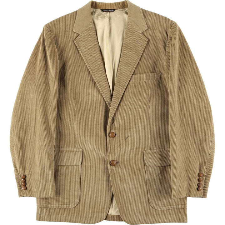 Vintage Ashford Norton Ditto corduroy tailored jacket, made in the USA, size L, men's unclear Beige type Vintage Second Hand