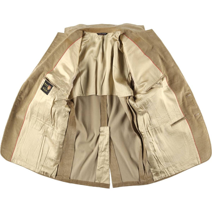 Vintage Ashford Norton Ditto corduroy tailored jacket, made in the USA, size L, men's unclear Beige type Vintage Second Hand