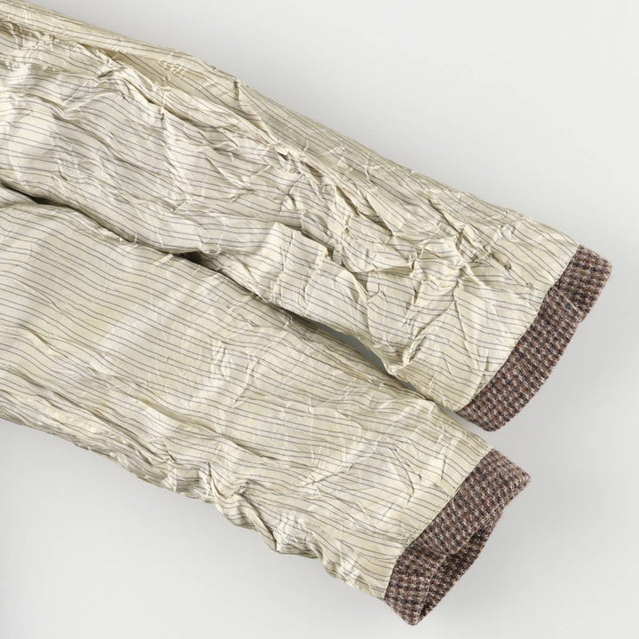 80s-90'S Stafford Harris Tweed wool tailored jacket, made in USA, men's size S wool brown type Vintage Second Hand