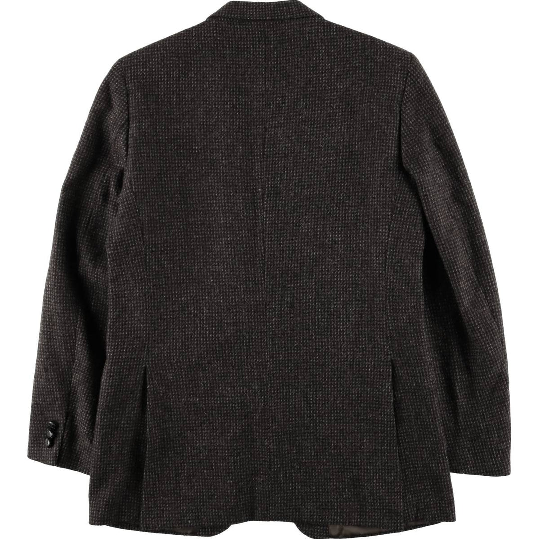 Egon Von Furstenberg Color Nep Wool Tailored Jacket, Men's Size L wool brown type Vintage Second Hand