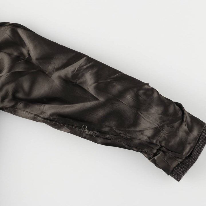 Egon Von Furstenberg Color Nep Wool Tailored Jacket, Men's Size L wool brown type Vintage Second Hand