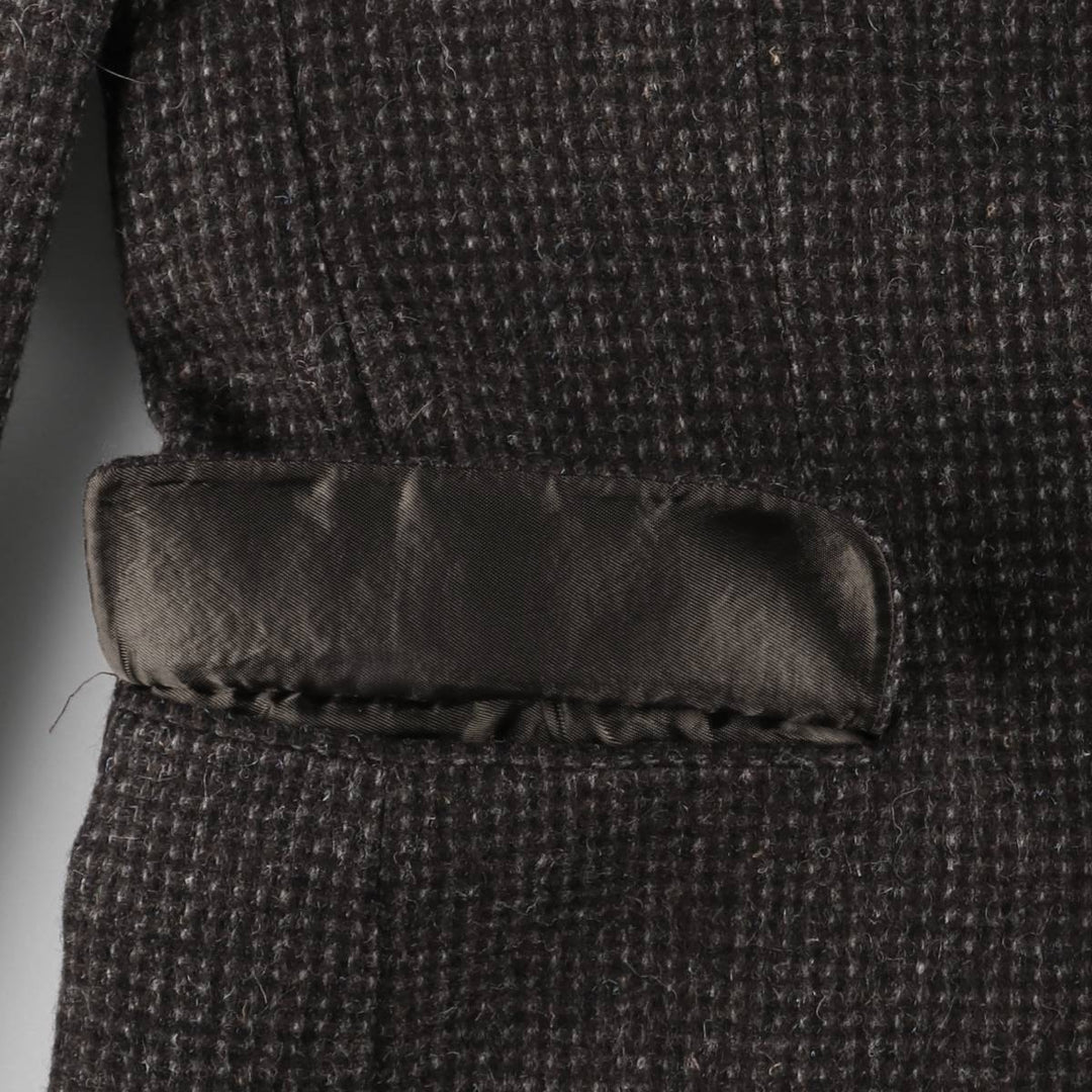 Egon Von Furstenberg Color Nep Wool Tailored Jacket, Men's Size L wool brown type Vintage Second Hand