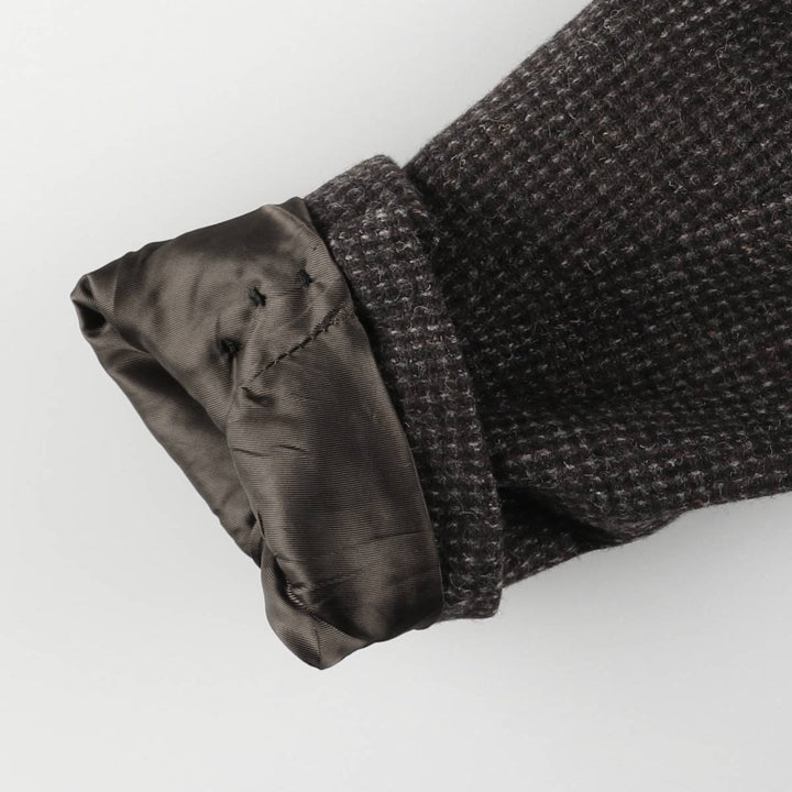 Egon Von Furstenberg Color Nep Wool Tailored Jacket, Men's Size L wool brown type Vintage Second Hand