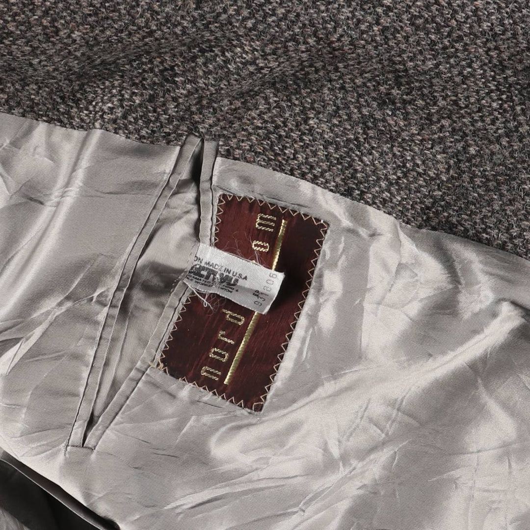 Vintage 1970'S Ralph Lauren Chaps wool tailored jacket, made in the USA, size M, men's wool gray type Vintage Second Hand