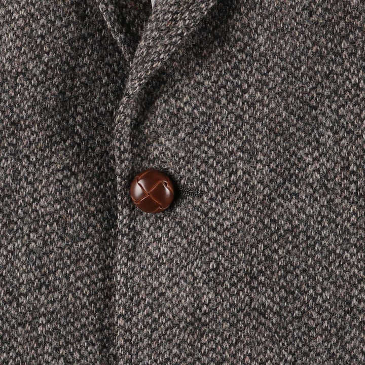 Vintage 1970'S Ralph Lauren Chaps wool tailored jacket, made in the USA, size M, men's wool gray type Vintage Second Hand