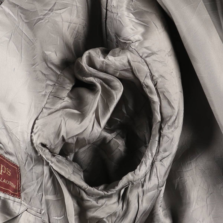 Vintage 1970'S Ralph Lauren Chaps wool tailored jacket, made in the USA, size M, men's wool gray type Vintage Second Hand