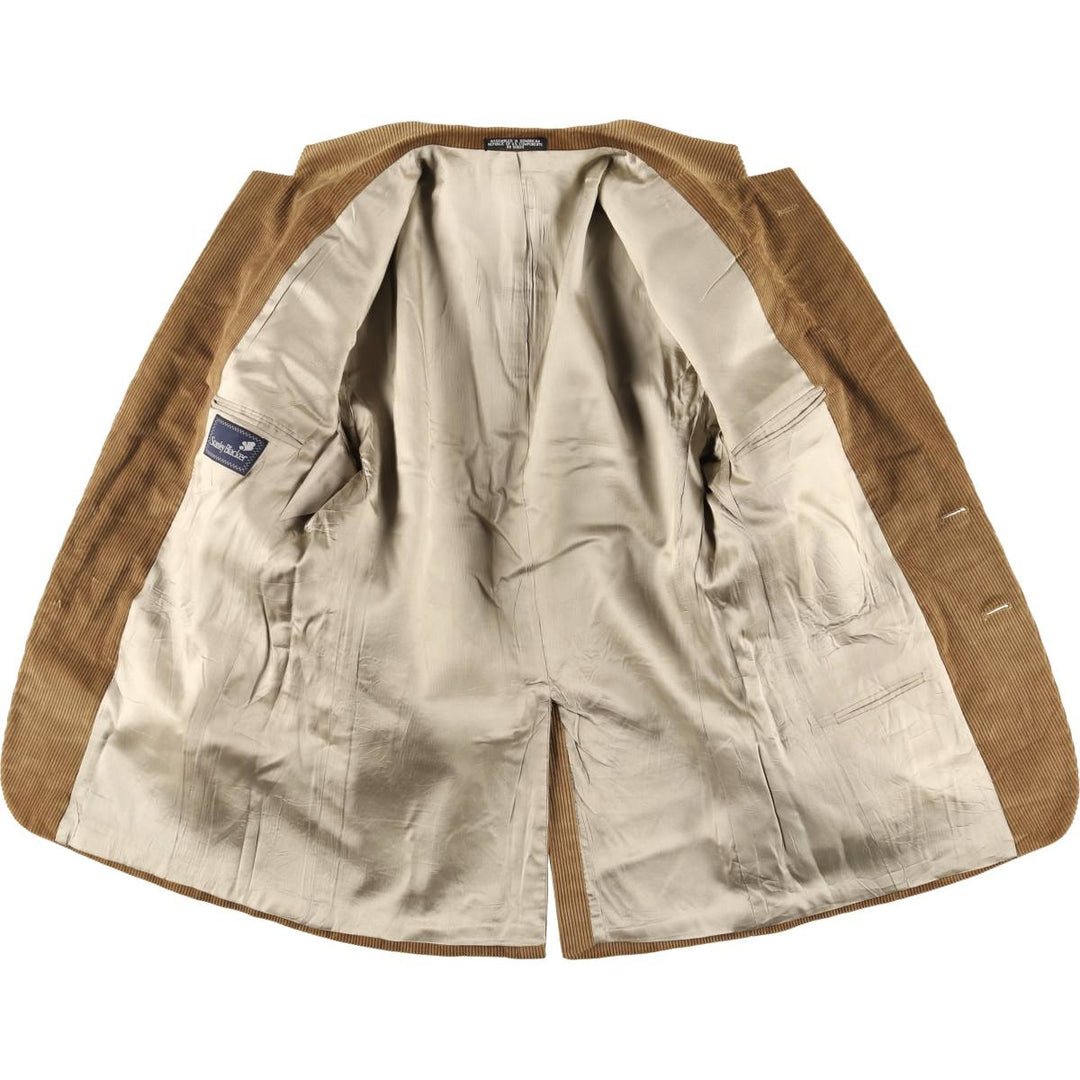 Stanley Blacker Corduroy Tailored Jacket, Men's Size Medium unclear beige type brown Vintage Second Hand