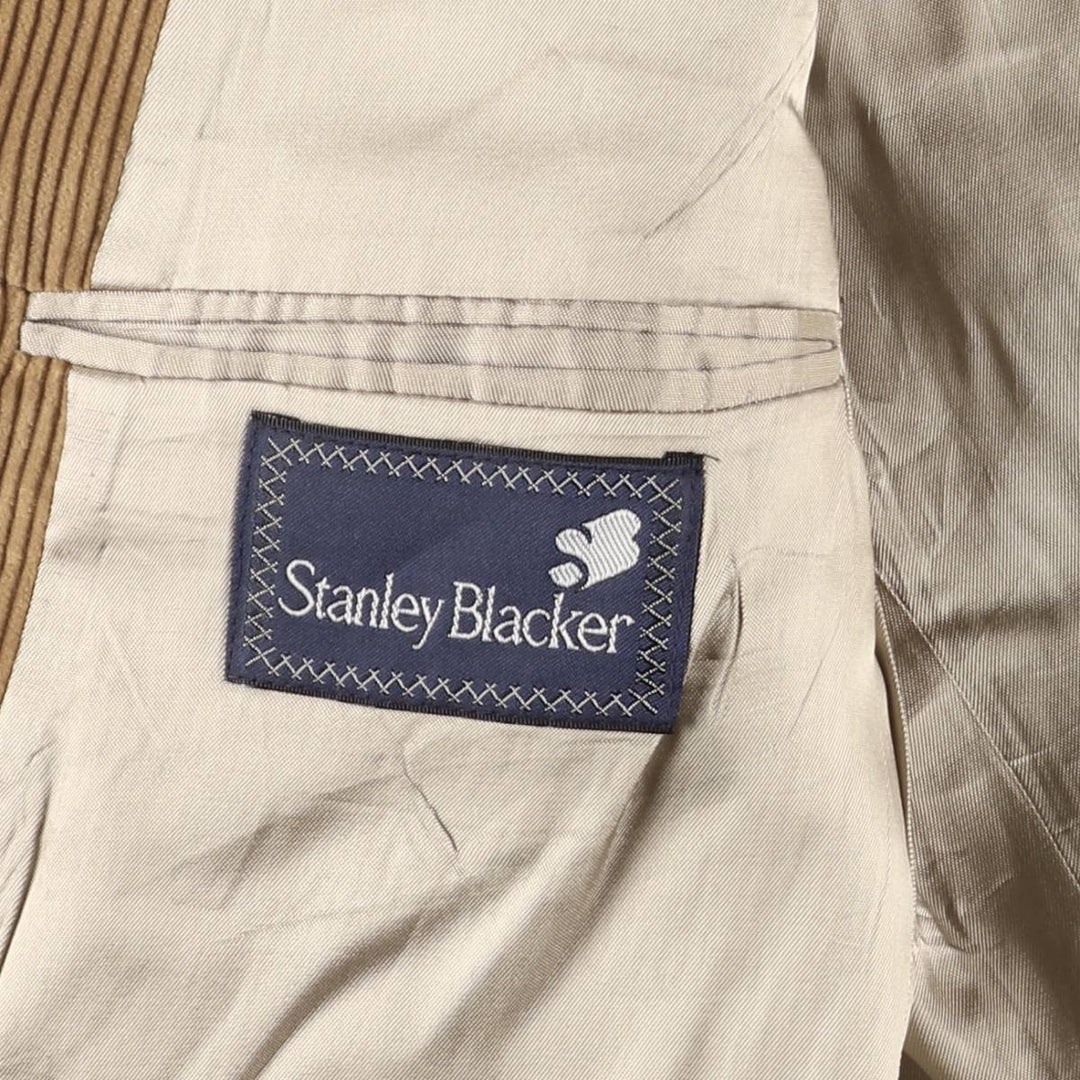 Stanley Blacker Corduroy Tailored Jacket, Men's Size Medium unclear beige type brown Vintage Second Hand