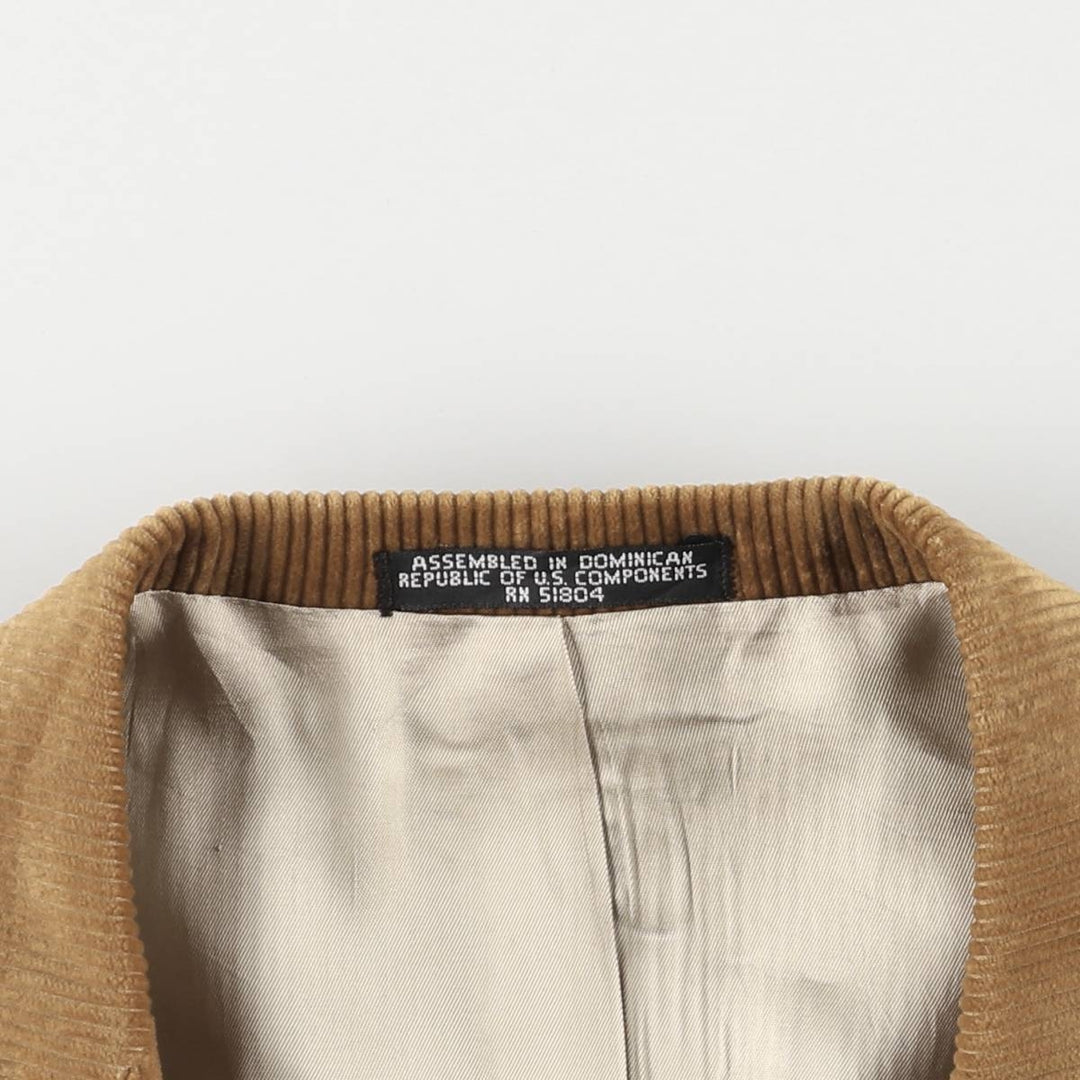 Stanley Blacker Corduroy Tailored Jacket, Men's Size Medium unclear beige type brown Vintage Second Hand