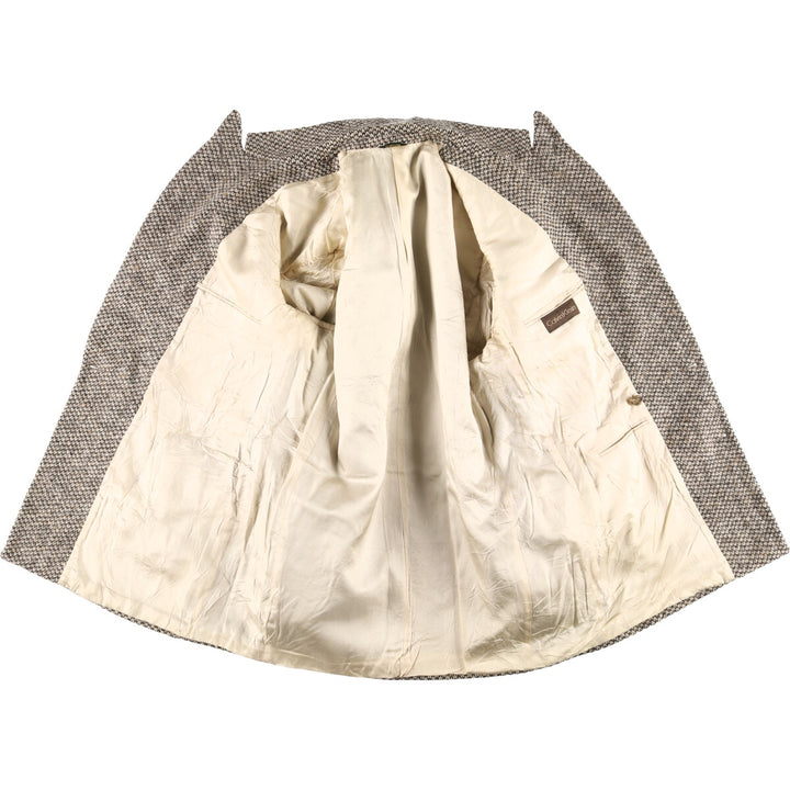 2000s~ Calvin Klein Color Nep Double-Breasted Peak Lapel Tailored Jacket Men's Size Medium unclear Beige type Vintage Second Hand