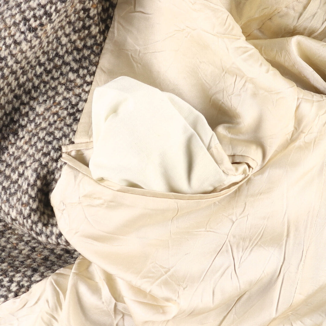 2000s~ Calvin Klein Color Nep Double-Breasted Peak Lapel Tailored Jacket Men's Size Medium unclear Beige type Vintage Second Hand