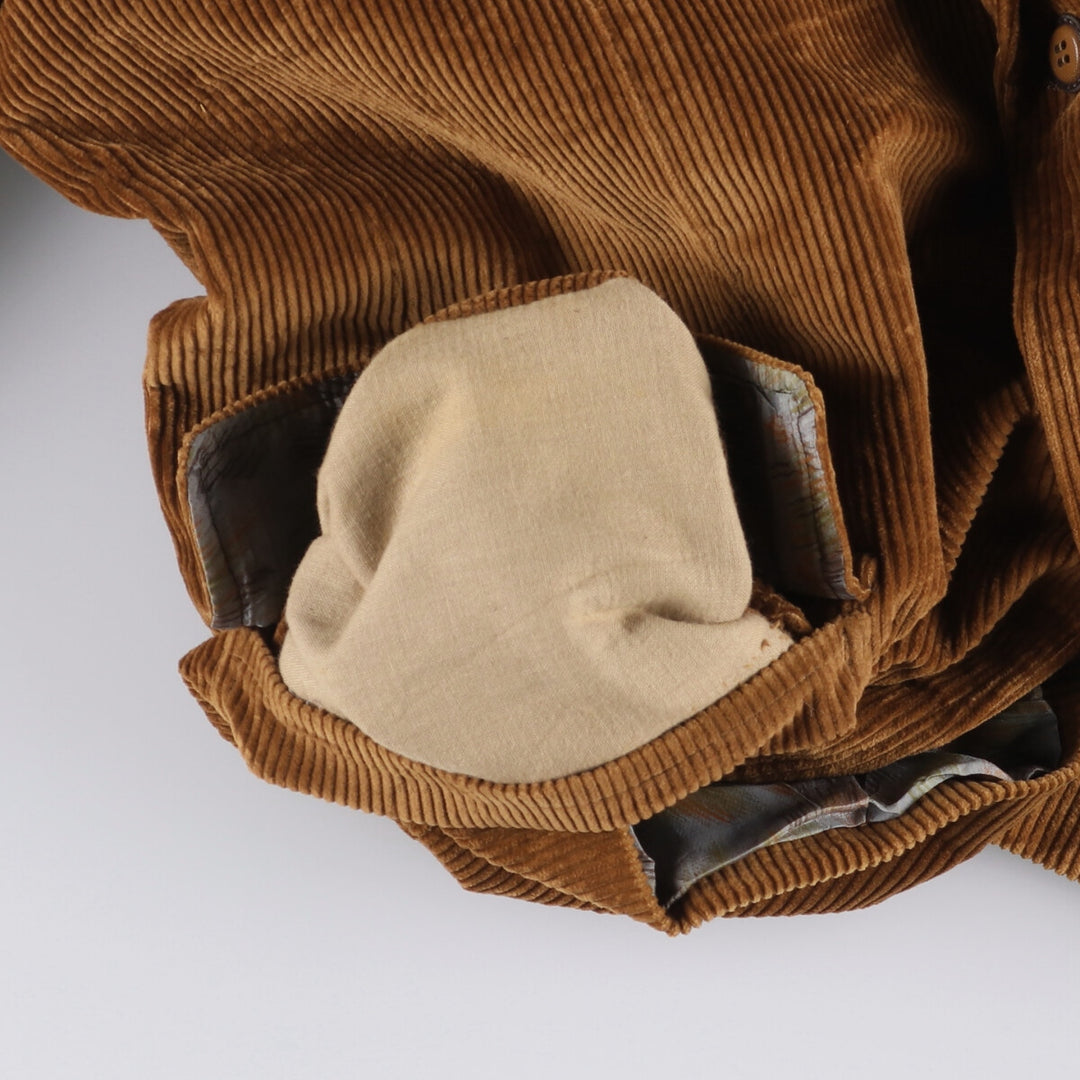 MERIT PICKWICK SHOPPE Men's Vintage Corduroy Tailored Jacket (Size L) unclear brown type Vintage Second Hand