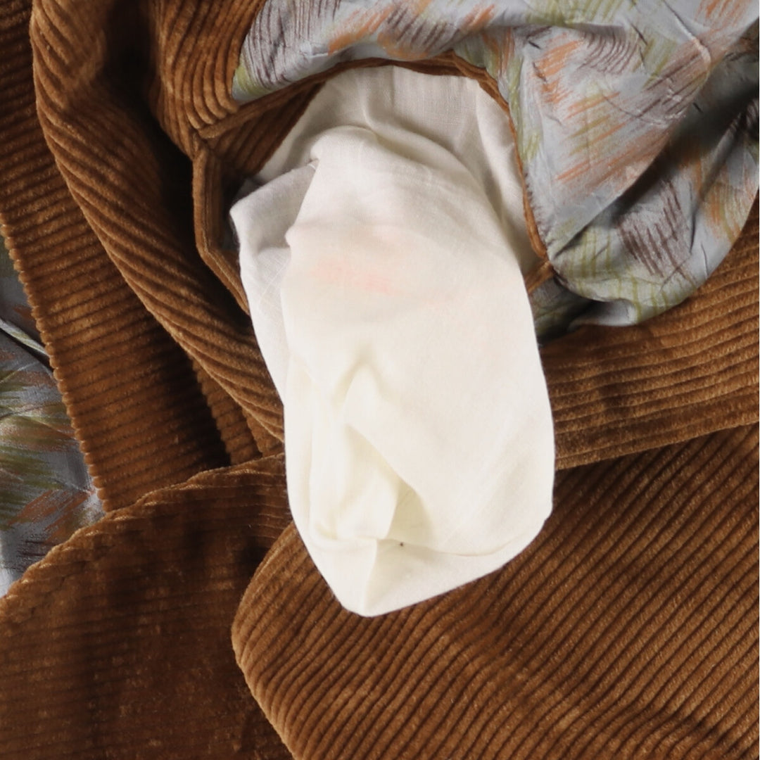 MERIT PICKWICK SHOPPE Men's Vintage Corduroy Tailored Jacket (Size L) unclear brown type Vintage Second Hand