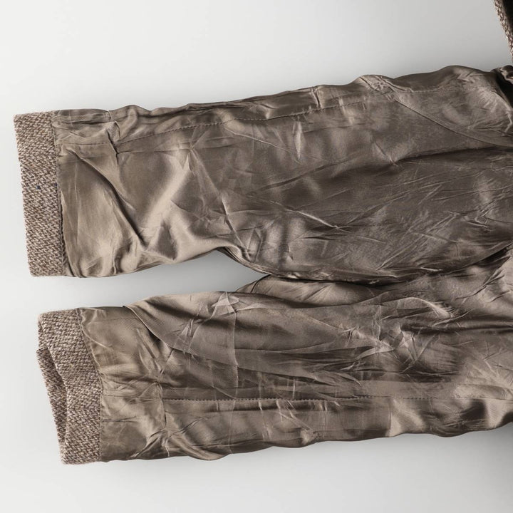 80s-90'S Filene's Harris Tweed Color Nep Wool Tailored Jacket, Made in USA, Men's Size L wool brown type Vintage Second Hand