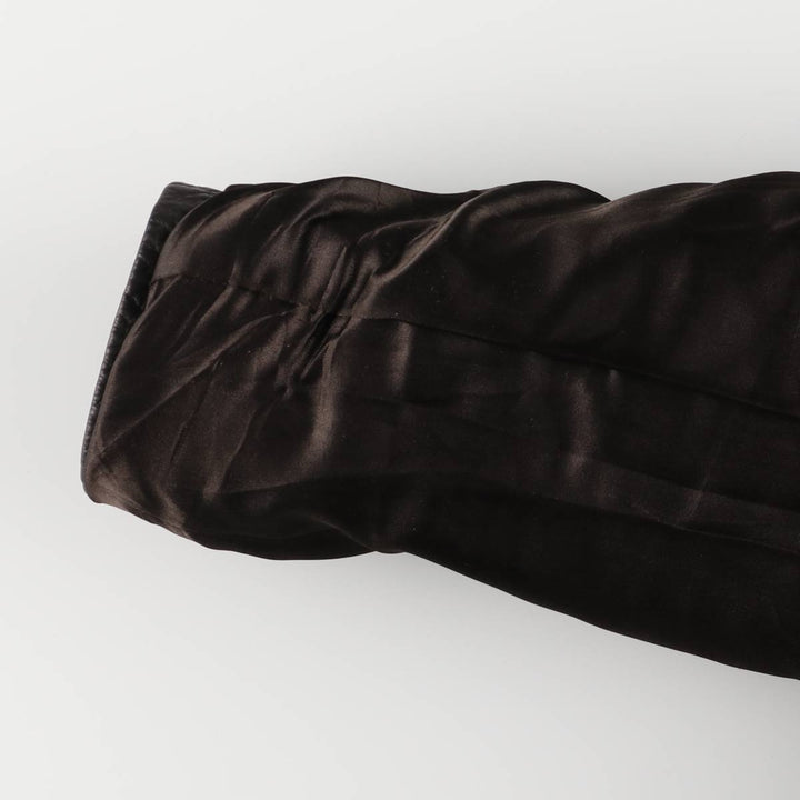 NEW CLASSICS Swing Top Leather Blouson Men's XL genuine leather brown type Vintage Second Hand