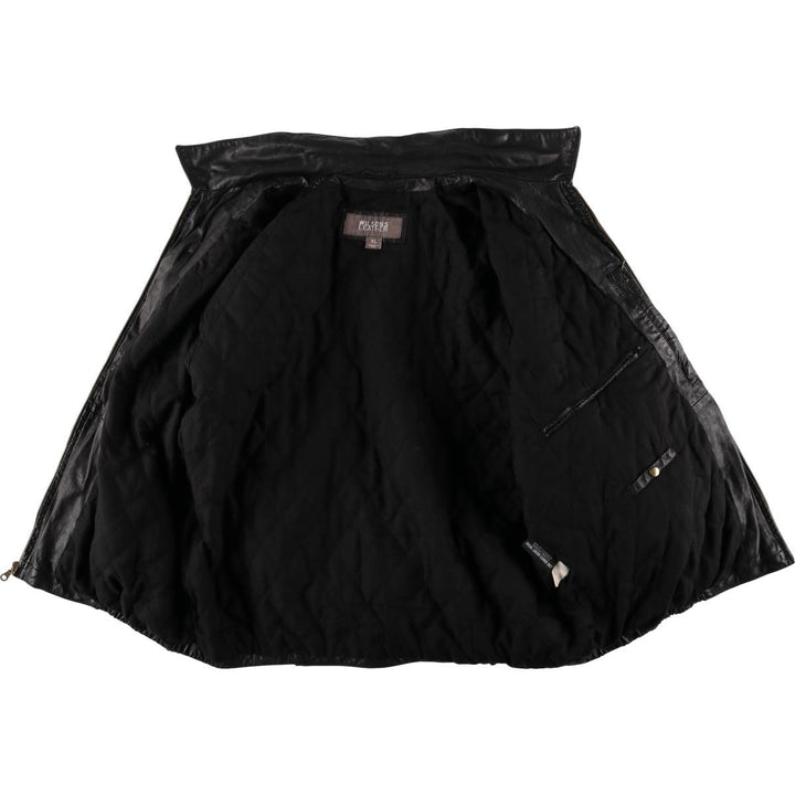 WILSONS LEATHER Swing Top Type Leather Blouson Men's XL Size genuine leather black type Vintage Second Hand