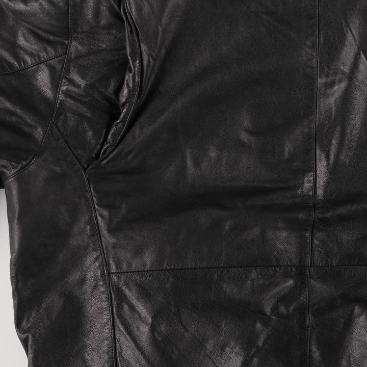 WILSONS LEATHER Swing Top Type Leather Blouson Men's XL Size genuine leather black type Vintage Second Hand