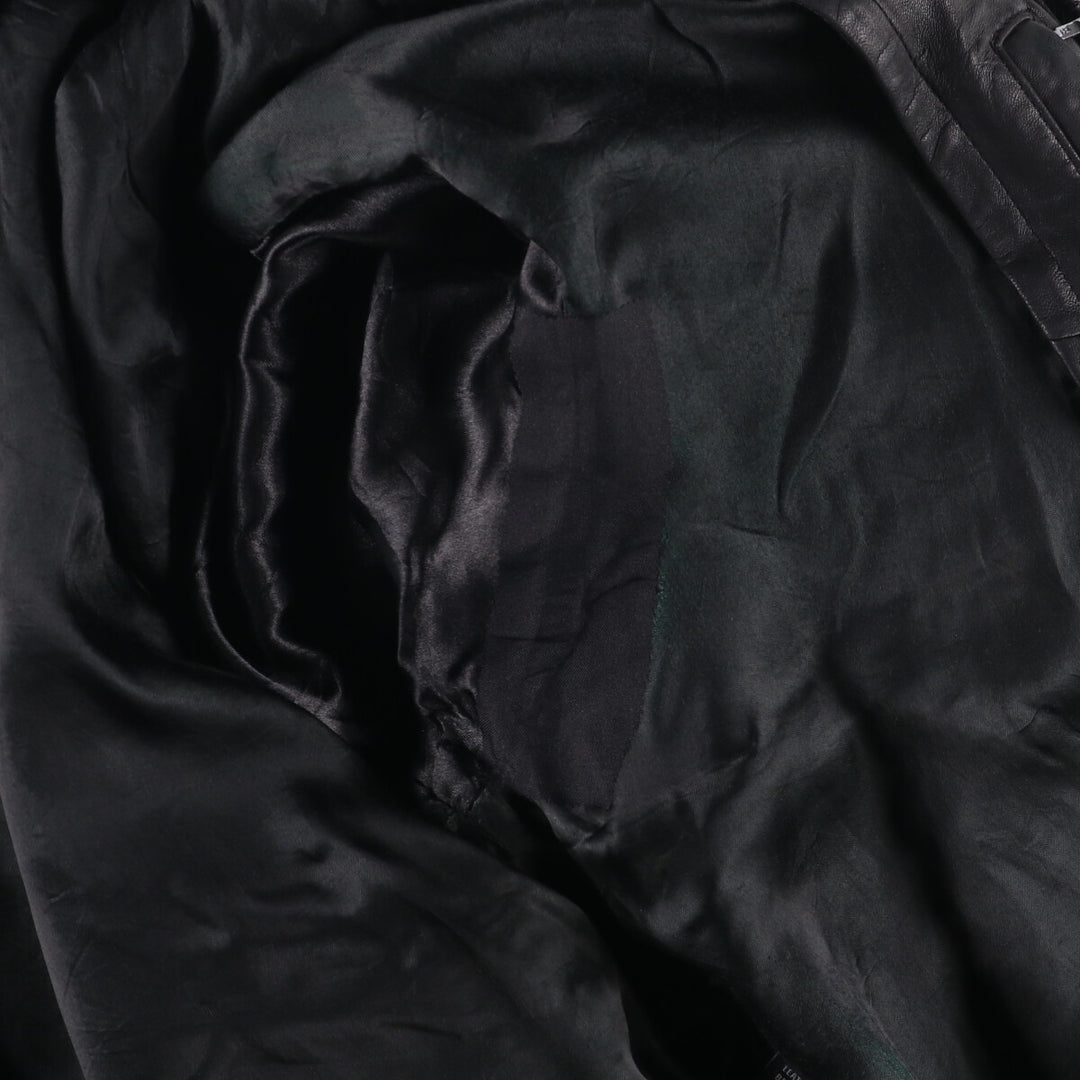 ANDREW MARC Swing Top Leather Blouson, Men's Size L genuine leather black type Vintage Second Hand