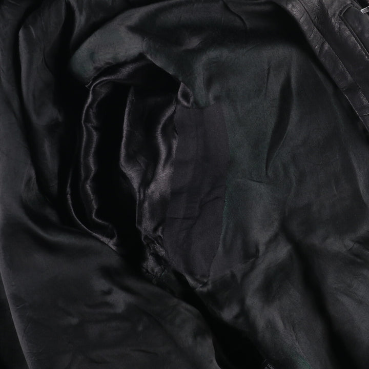 ANDREW MARC Swing Top Leather Blouson, Men's Size L genuine leather black type Vintage Second Hand