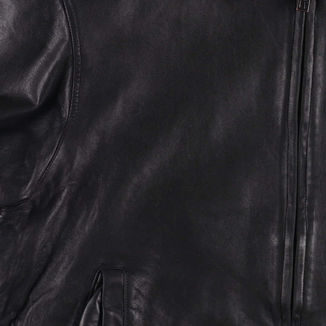 ANDREW MARC Swing Top Leather Blouson, Men's Size L genuine leather black type Vintage Second Hand